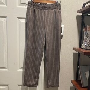 a new day Brown Striped Ankle Pants